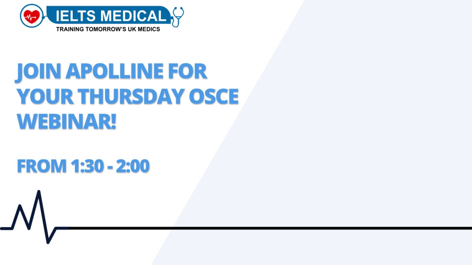 Thursdays OSCE Webinar At 1:30! 